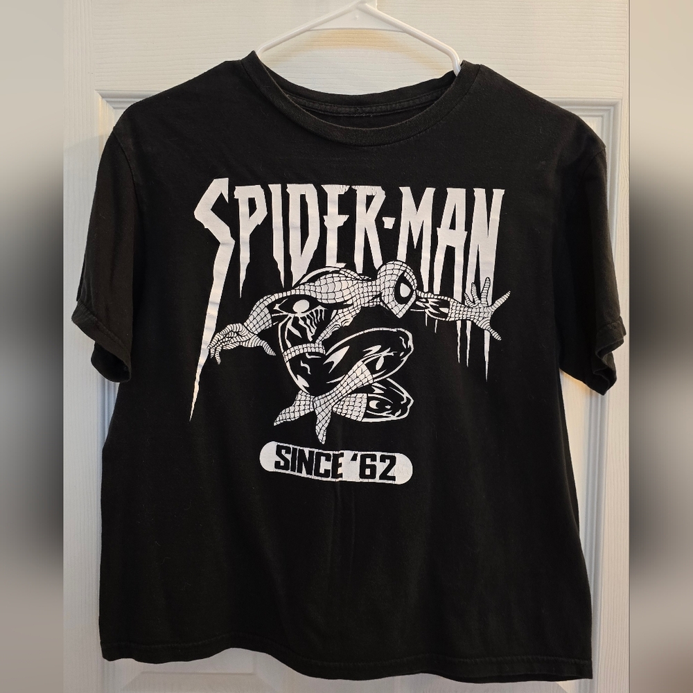 Marvel Spider-Man Short Sleeve Tee - Black & White